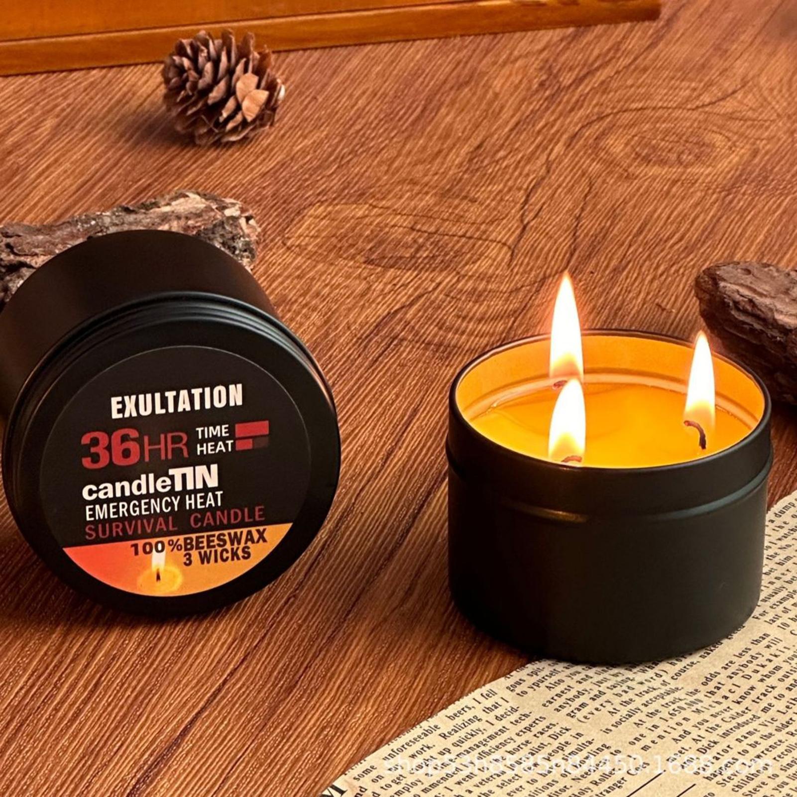Magnesium Fire Starter - Long Burning Candles Camping Candle With