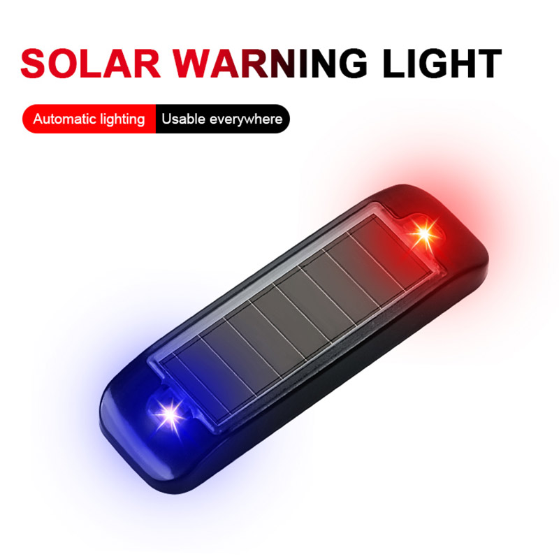 Sos Light Strobe - 1PC Solar Powered Warning Light Anti-Theft