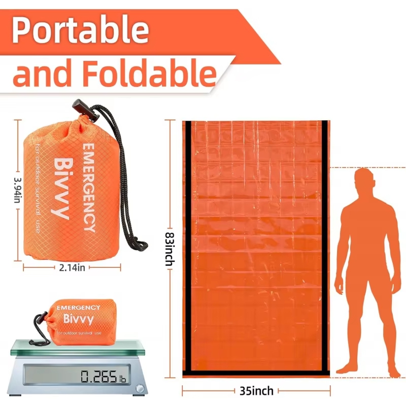 Emergency Sleeping Bag Surviva - Emergency Mylar Tent recension och pris