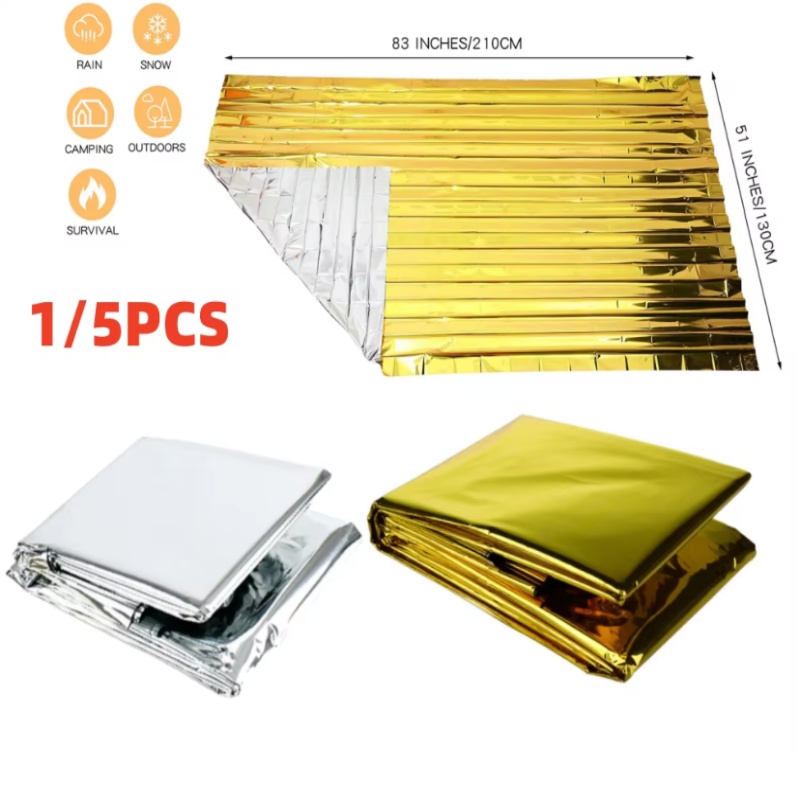 130x210cm Heavy‑Duty Mylar Foi - Emergency Mylar Tent recension och pris