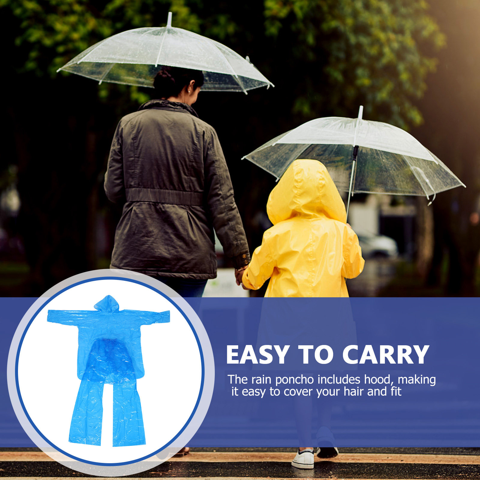 Emergency Rain Poncho Set Clea - Emergency Poncho Rain recension och pris