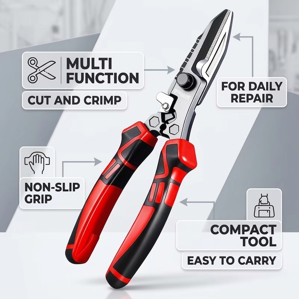 Multi Functional Electrician S - Multi Tool Plier recension och pris