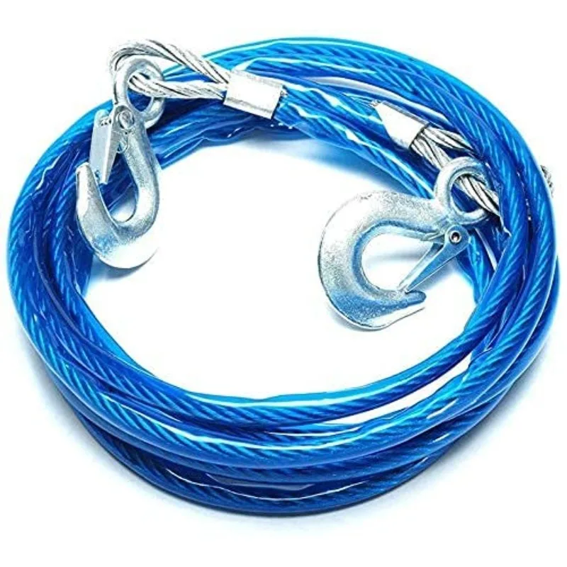 Car Towing Rope 3-7 Tons Steel - Rescue Rope Throw recension och pris